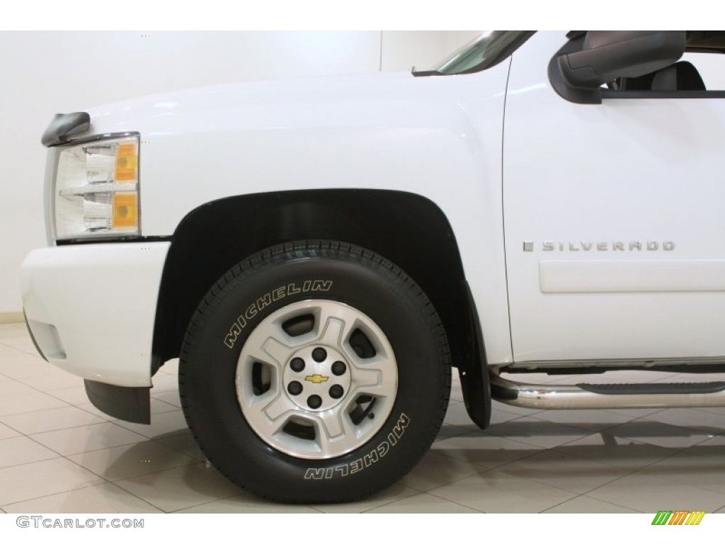 2008 Silverado 1500 LT Extended Cab - Summit White / Ebony photo #14