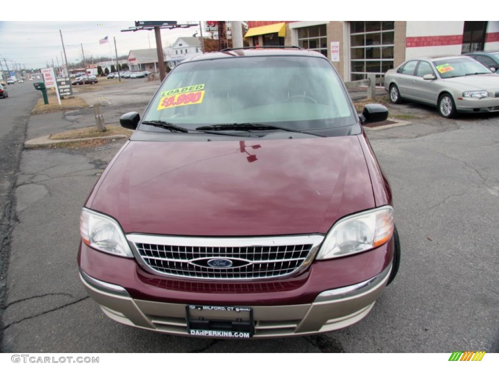 2000 Windstar SEL - Cabernet Red Metallic / Medium Parchment photo #2