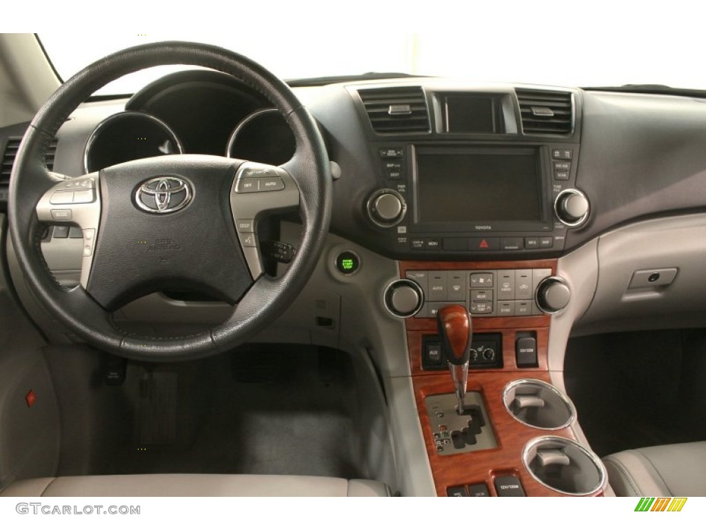 2010 Toyota Highlander Limited 4WD Ash Dashboard Photo #76005925