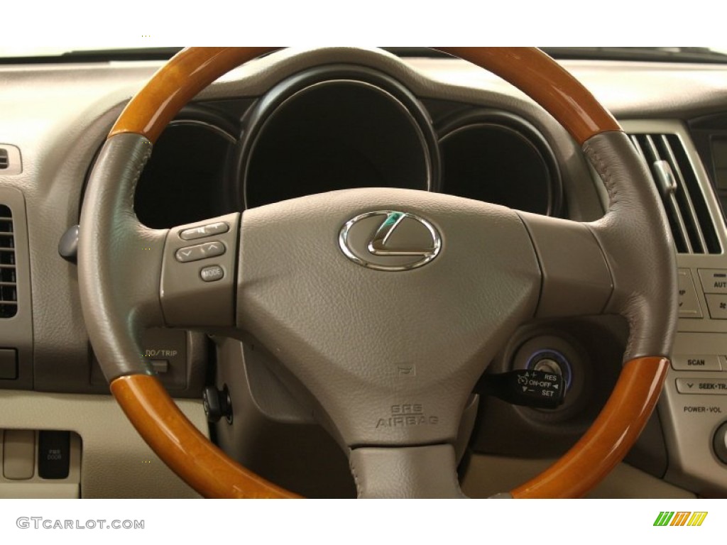 2004 Lexus RX 330 AWD Ivory Steering Wheel Photo #76006255