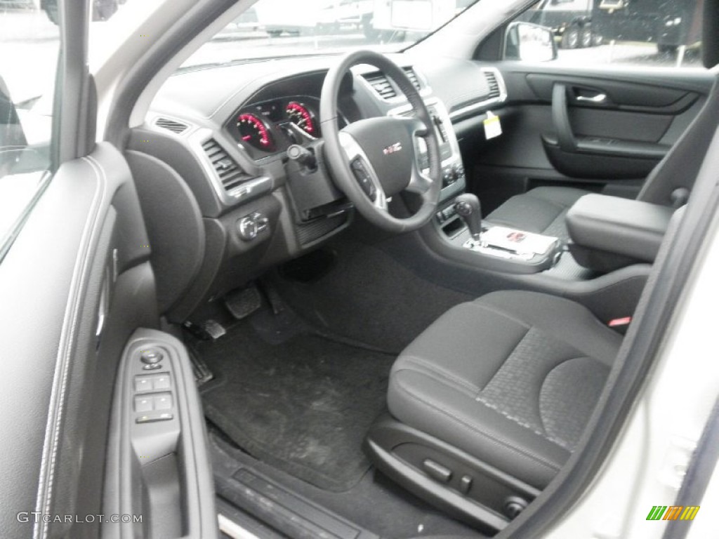 Ebony Interior 2013 GMC Acadia SLE AWD Photo #76006432