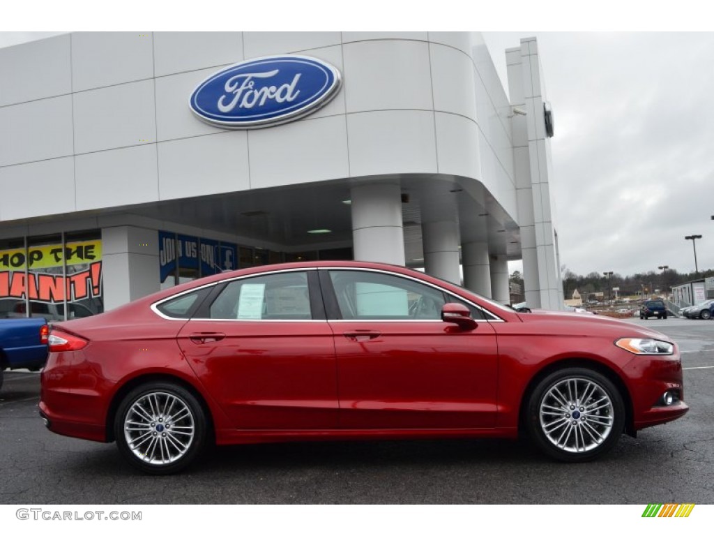 Ruby Red Metallic 2013 Ford Fusion SE 2.0 EcoBoost Exterior Photo #76006490