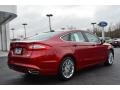 2013 Ruby Red Metallic Ford Fusion SE 2.0 EcoBoost  photo #3