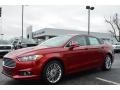 2013 Ruby Red Metallic Ford Fusion SE 2.0 EcoBoost  photo #6