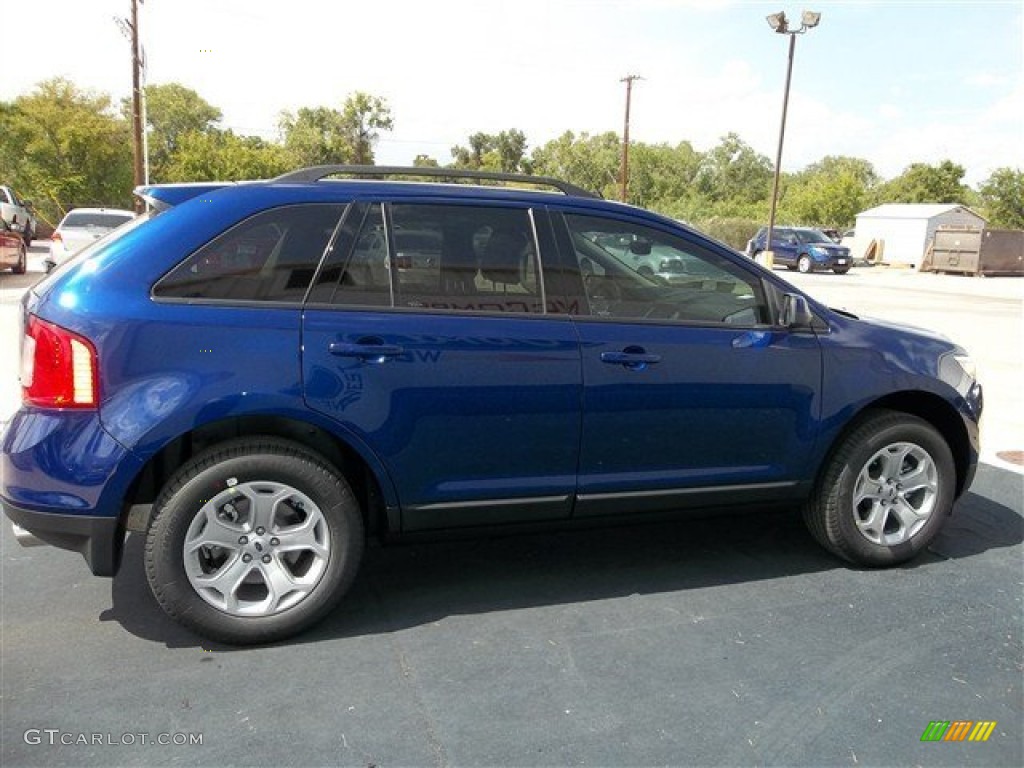 2013 Edge SEL - Deep Impact Blue Metallic / Charcoal Black photo #9