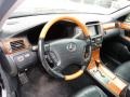 2001 Lexus LS Black Interior Dashboard Photo
