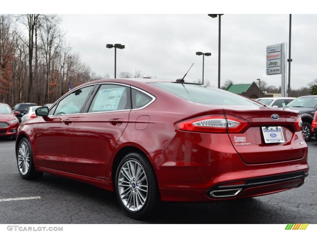 2013 Fusion SE 2.0 EcoBoost - Ruby Red Metallic / Charcoal Black photo #45