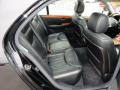 2001 Lexus LS Black Interior Rear Seat Photo
