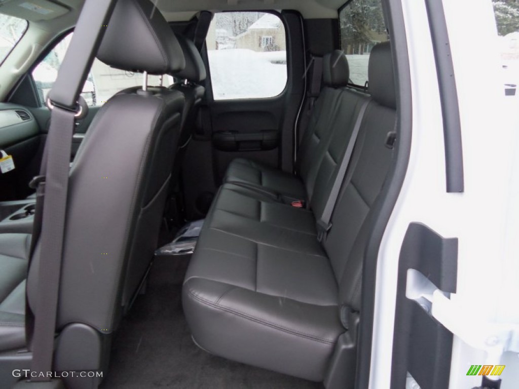 2013 Chevrolet Silverado 3500HD LTZ Extended Cab 4x4 Rear Seat Photo #76007983