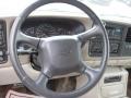 2001 Chevrolet Tahoe Tan/Neutral Interior Steering Wheel Photo