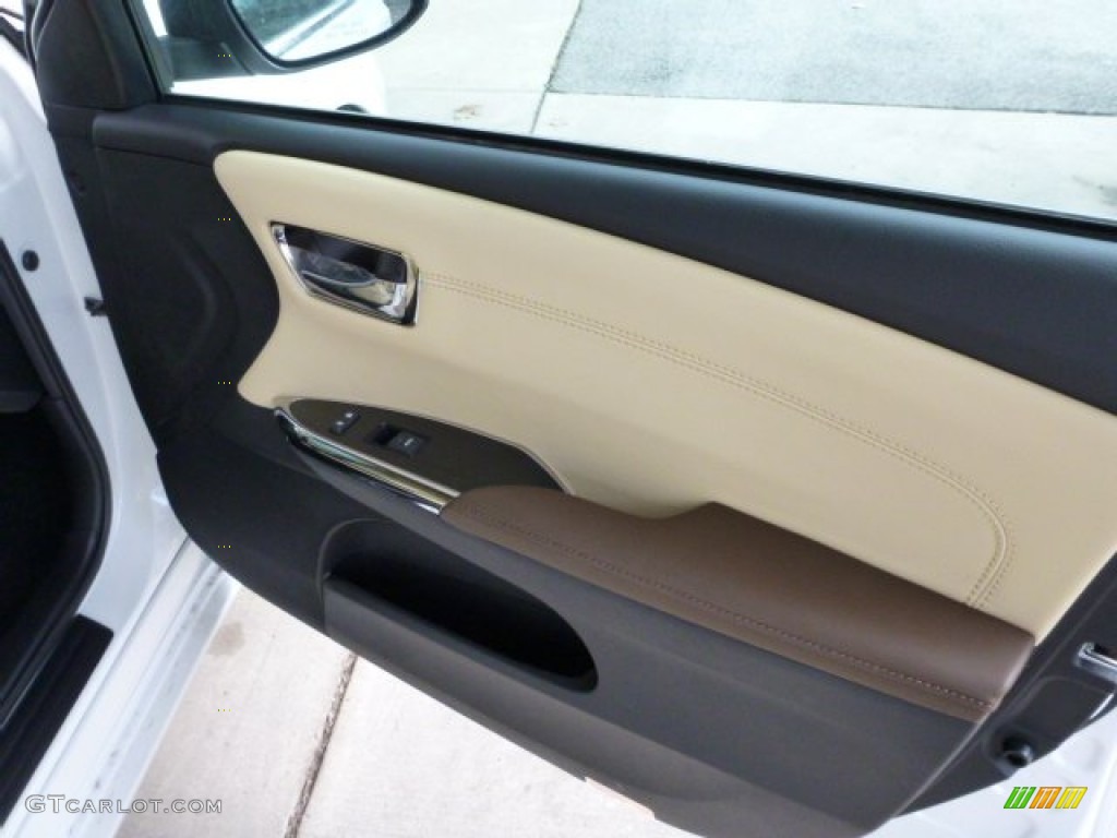 2013 Toyota Avalon Hybrid XLE Almond Door Panel Photo #76008463