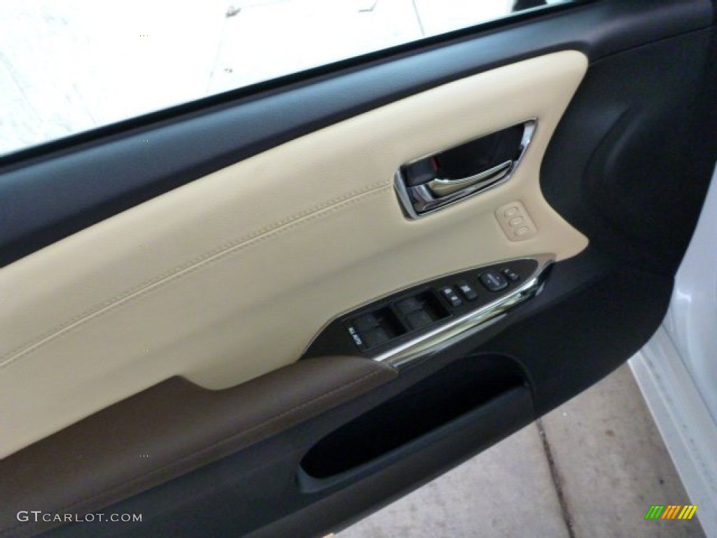 2013 Toyota Avalon Hybrid XLE Almond Door Panel Photo #76008520