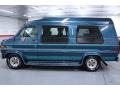 1993 Bright Blue Metallic Chevrolet Chevy Van G20 Passenger Conversion  photo #8