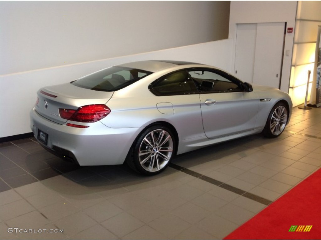 2013 6 Series 650i xDrive Coupe - Titanium Silver Metallic / Black photo #3