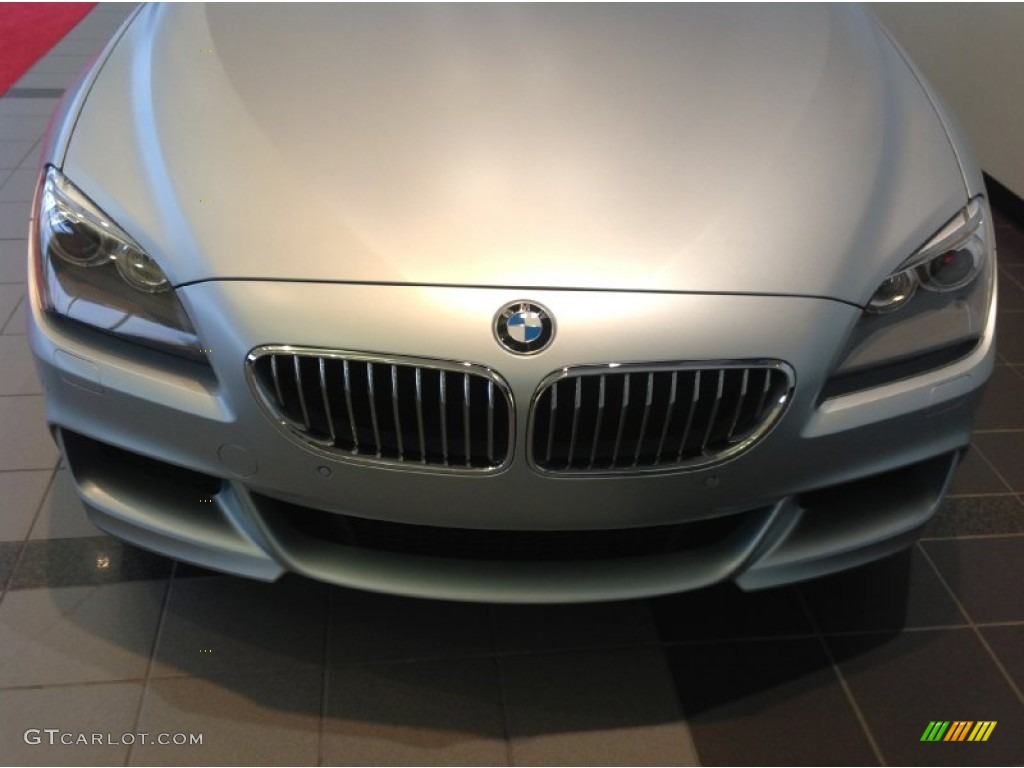 2013 6 Series 650i xDrive Coupe - Titanium Silver Metallic / Black photo #4