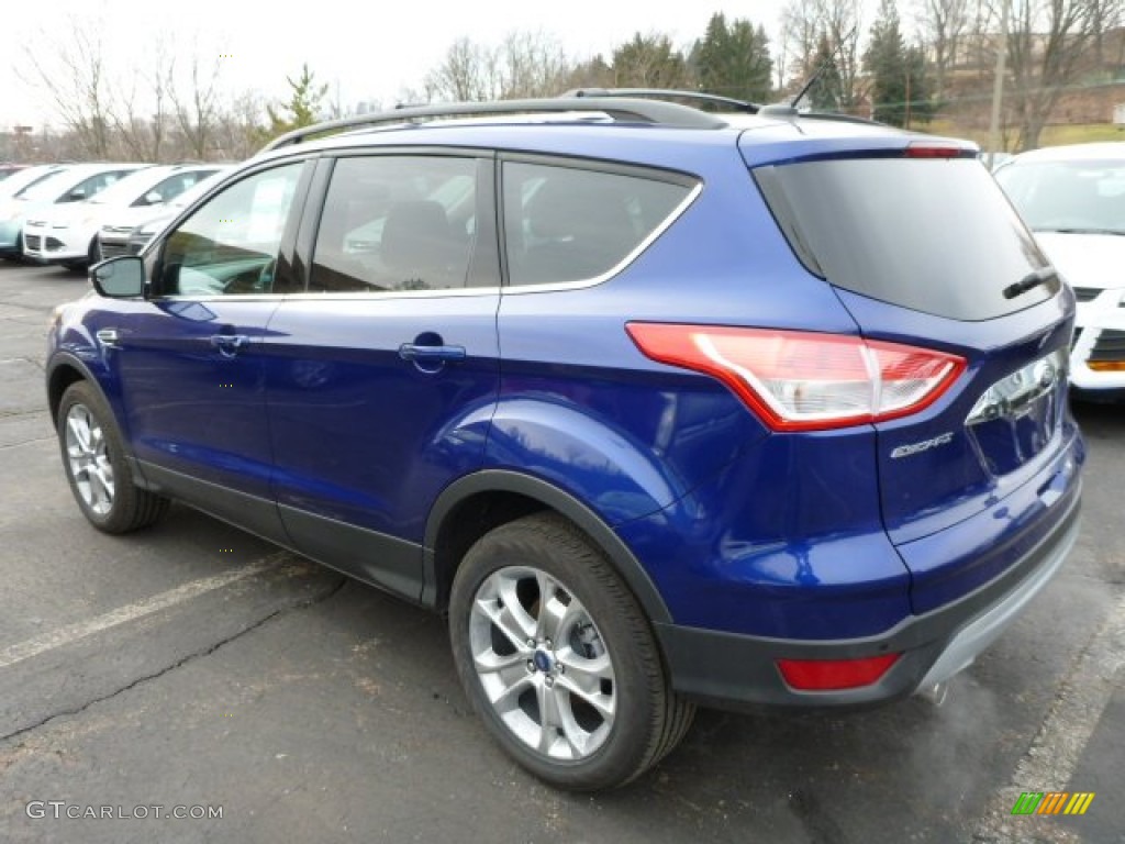 2013 Escape SEL 1.6L EcoBoost 4WD - Deep Impact Blue Metallic / Charcoal Black photo #4