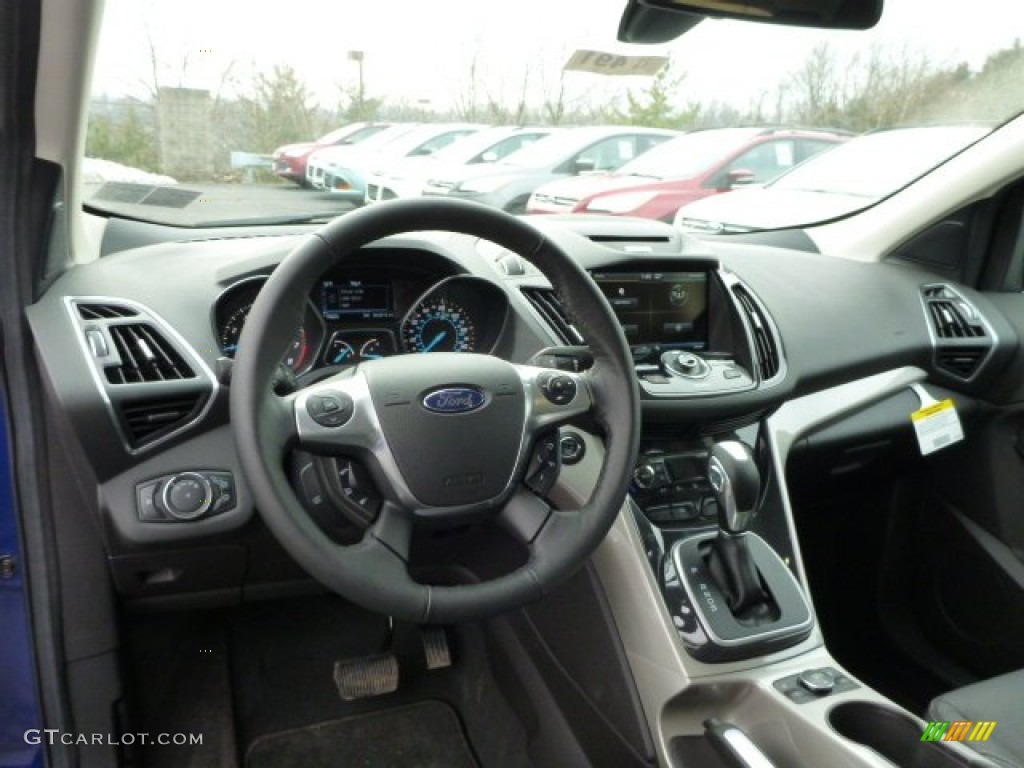 2013 Escape SEL 1.6L EcoBoost 4WD - Deep Impact Blue Metallic / Charcoal Black photo #10