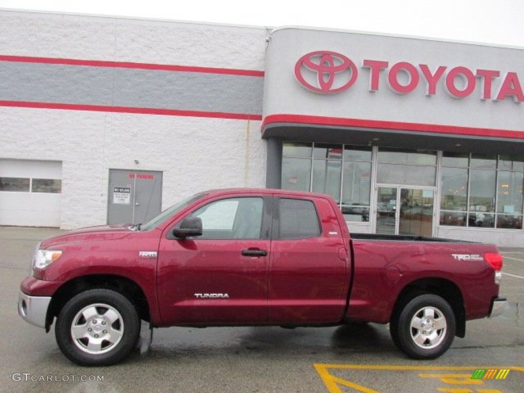 Salsa Red Pearl 2008 Toyota Tundra SR5 TRD Double Cab 4x4 Exterior Photo #76011874
