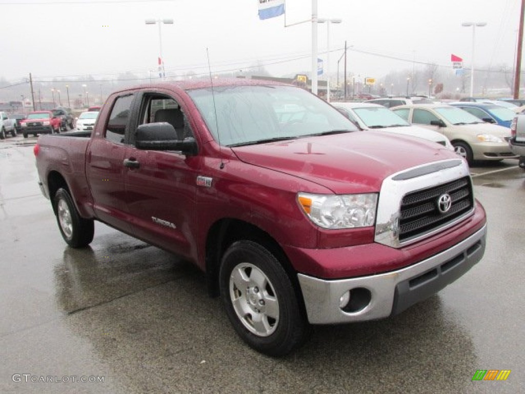 Salsa Red Pearl 2008 Toyota Tundra SR5 TRD Double Cab 4x4 Exterior Photo #76011943