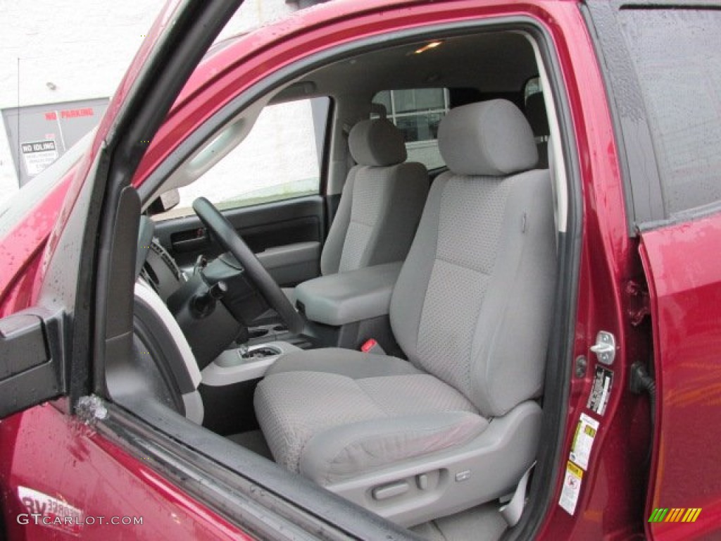 Graphite Gray Interior 2008 Toyota Tundra SR5 TRD Double Cab 4x4 Photo #76011964