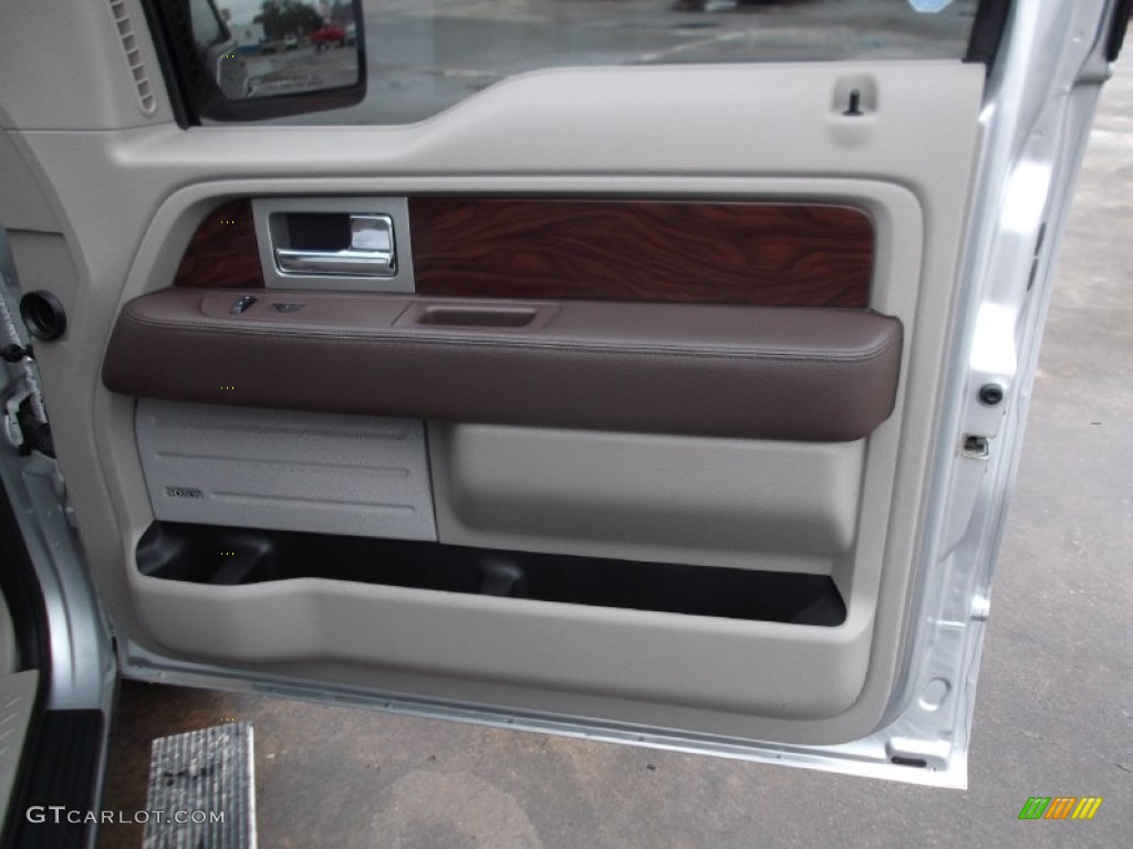 2010 F150 Platinum SuperCrew - Ingot Silver Metallic / Medium Stone Leather/Sienna Brown photo #7