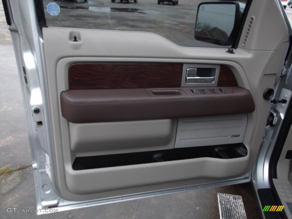 2010 F150 Platinum SuperCrew - Ingot Silver Metallic / Medium Stone Leather/Sienna Brown photo #13