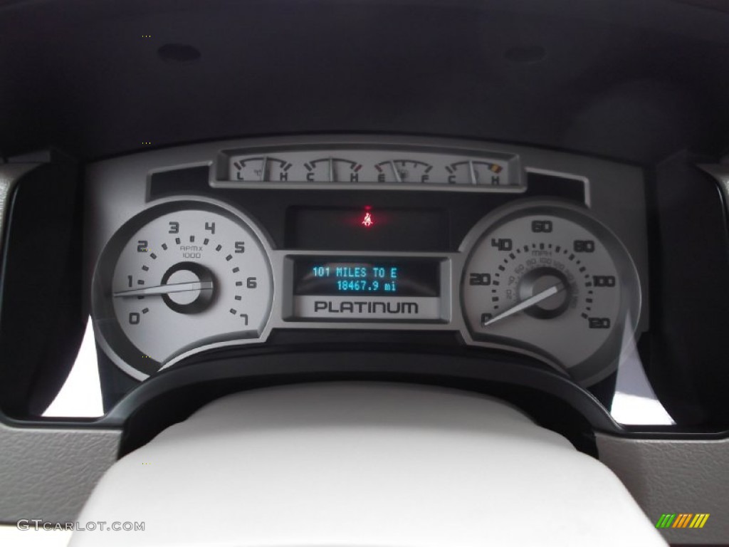 2010 F150 Platinum SuperCrew - Ingot Silver Metallic / Medium Stone Leather/Sienna Brown photo #15
