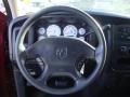 Dark Slate Gray 2003 Dodge Ram 1500 SLT Quad Cab 4x4 Steering Wheel