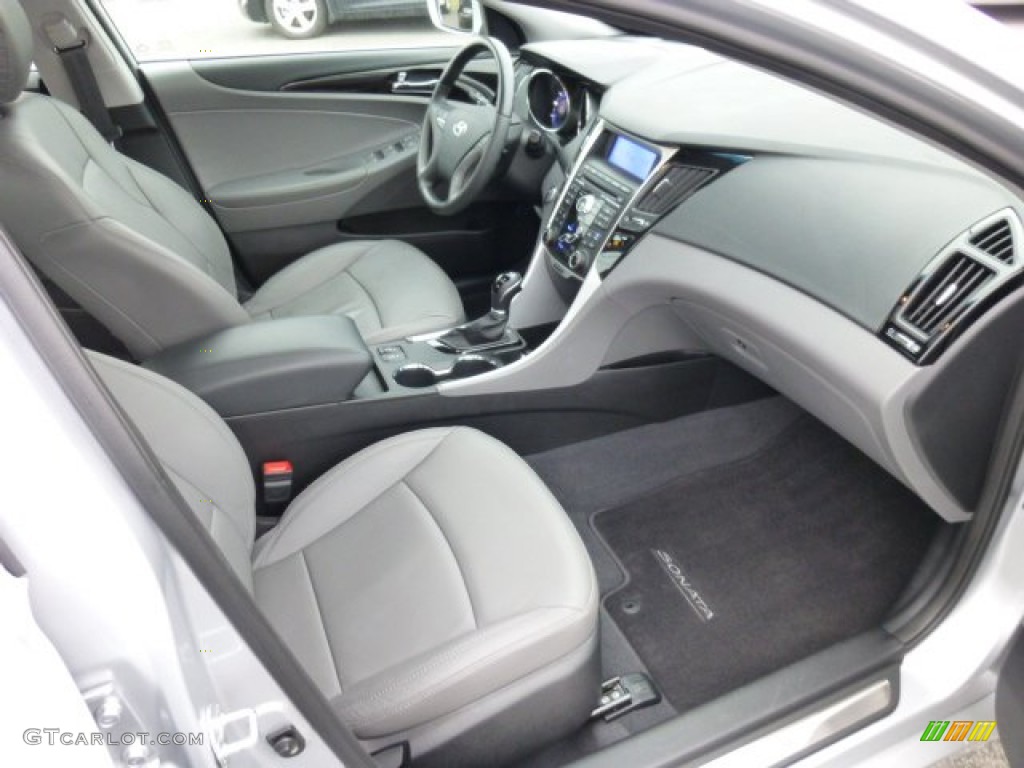 2011 Sonata Limited - Radiant Silver / Gray photo #10