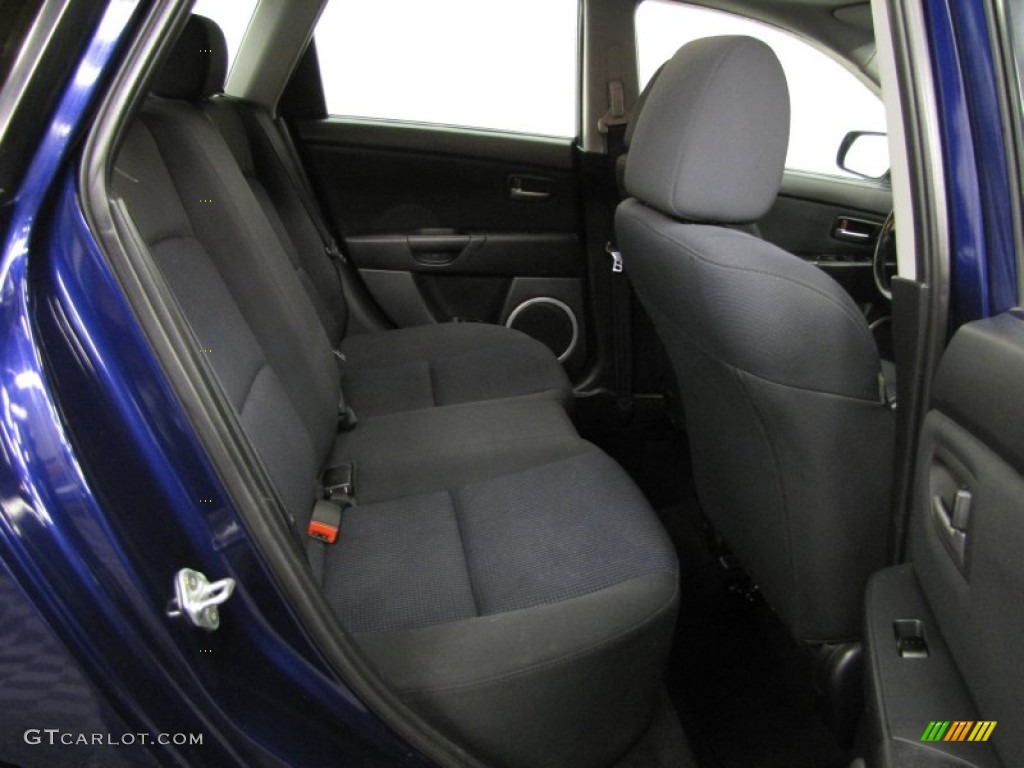 2005 MAZDA3 s Hatchback - Strato Blue Mica / Black/Blue photo #8