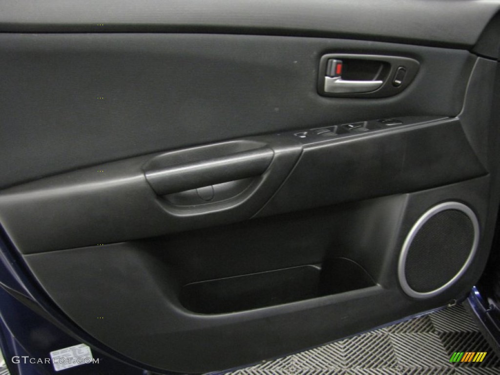 2005 MAZDA3 s Hatchback - Strato Blue Mica / Black/Blue photo #10