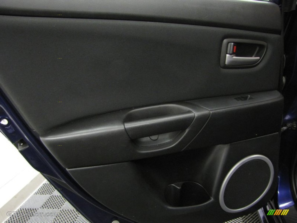 2005 MAZDA3 s Hatchback - Strato Blue Mica / Black/Blue photo #12