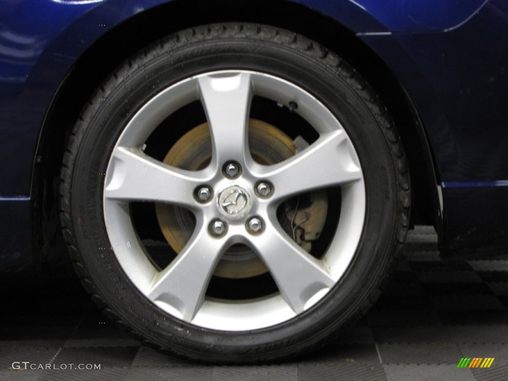 2005 MAZDA3 s Hatchback - Strato Blue Mica / Black/Blue photo #28