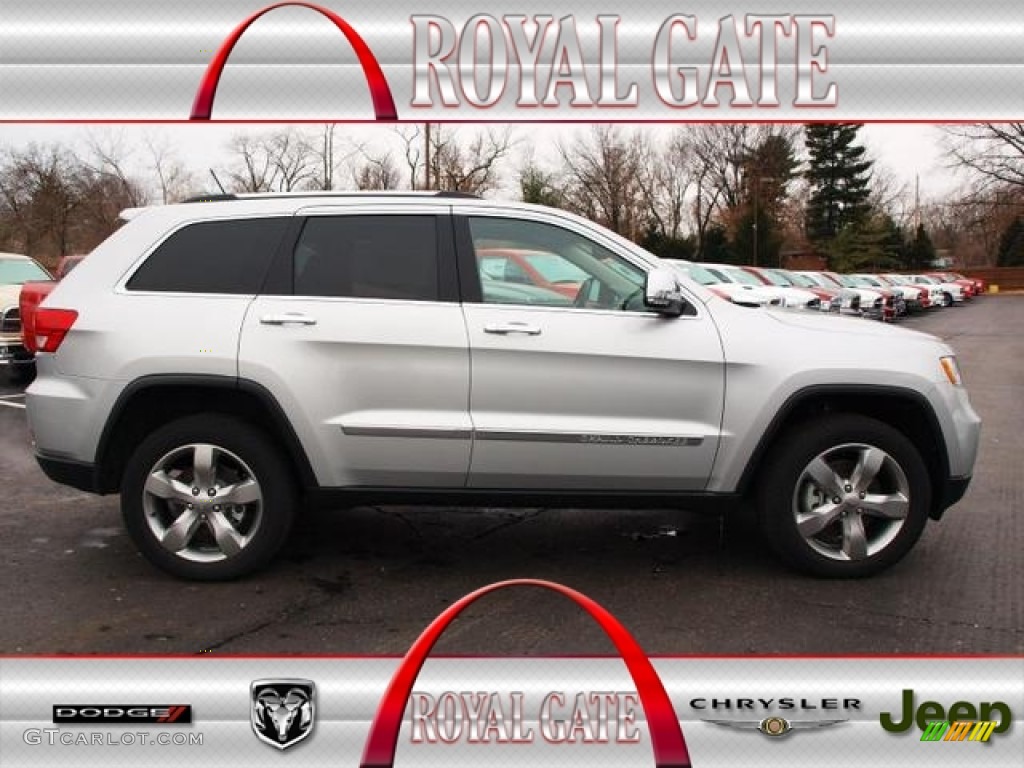 2013 Grand Cherokee Limited 4x4 - Bright Silver Metallic / Black photo #1
