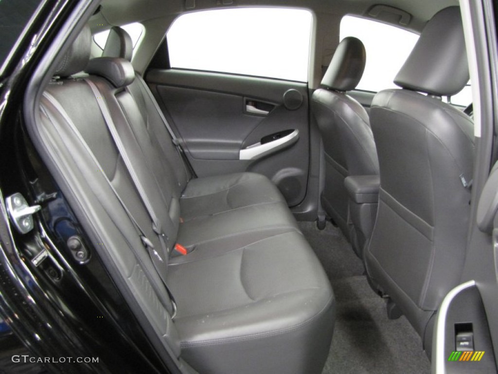 2010 Prius Hybrid V - Black / Dark Gray photo #8