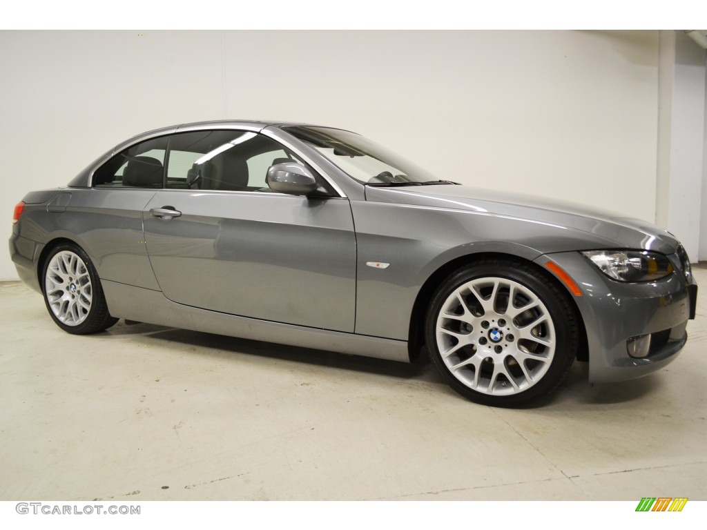 2010 3 Series 328i Convertible - Space Gray Metallic / Gray Dakota Leather photo #2