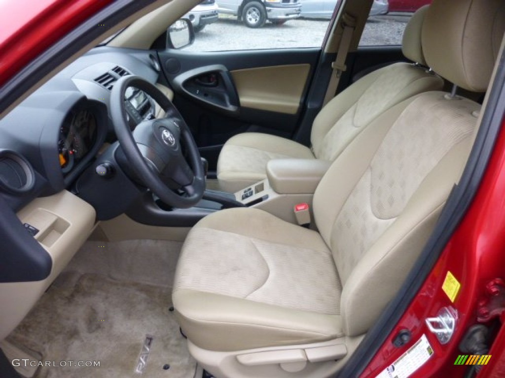 Sand Beige Interior 2010 Toyota RAV4 I4 4WD Photo #76016941