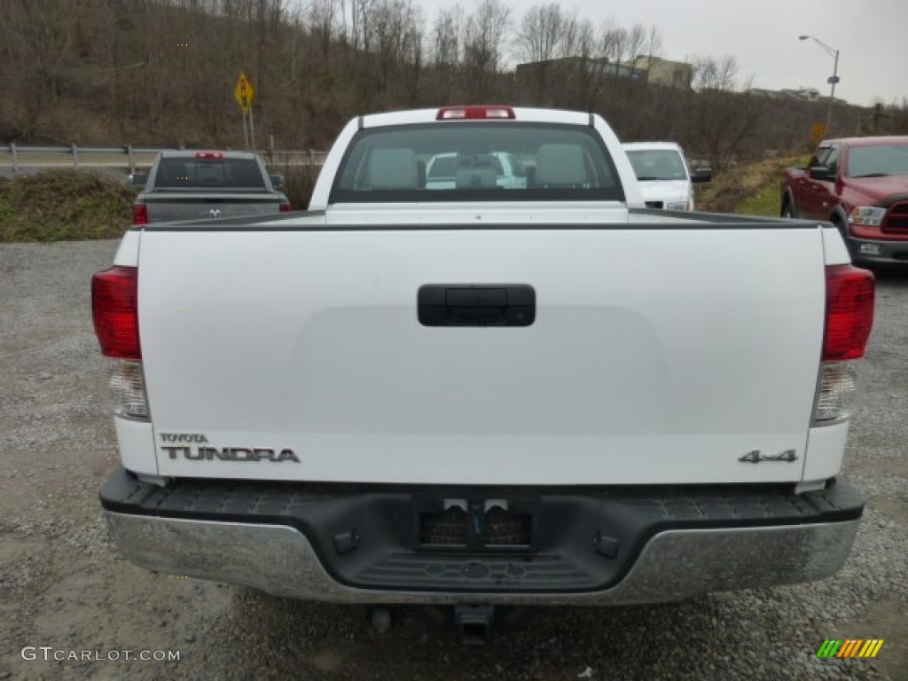 2011 Tundra Double Cab 4x4 - Super White / Graphite Gray photo #6