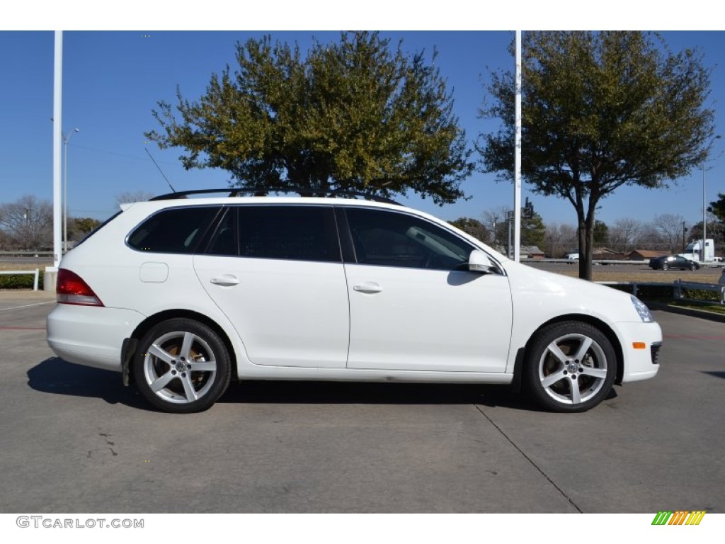 2009 Jetta TDI SportWagen - Candy White / Anthracite photo #6