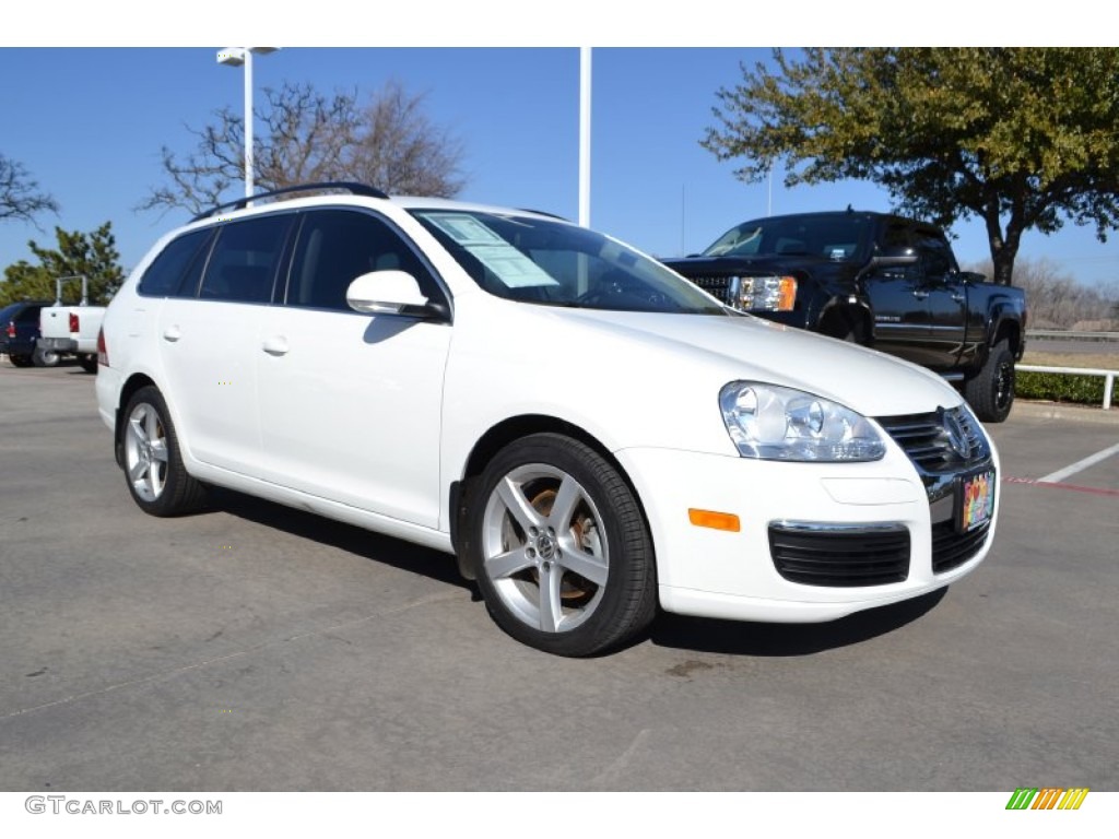 2009 Jetta TDI SportWagen - Candy White / Anthracite photo #7