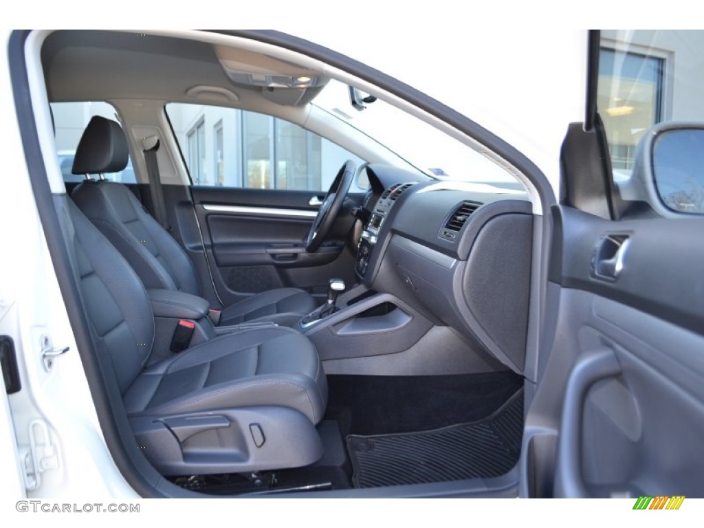 Anthracite Interior 2009 Volkswagen Jetta TDI SportWagen Photo #76019011