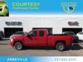 2007 Victory Red Chevrolet Silverado 1500 LT Extended Cab  photo #1