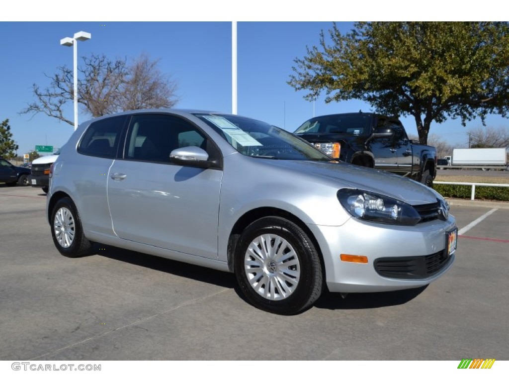 Reflex Silver Metallic 2010 Volkswagen Golf 2 Door Exterior Photo #76019859