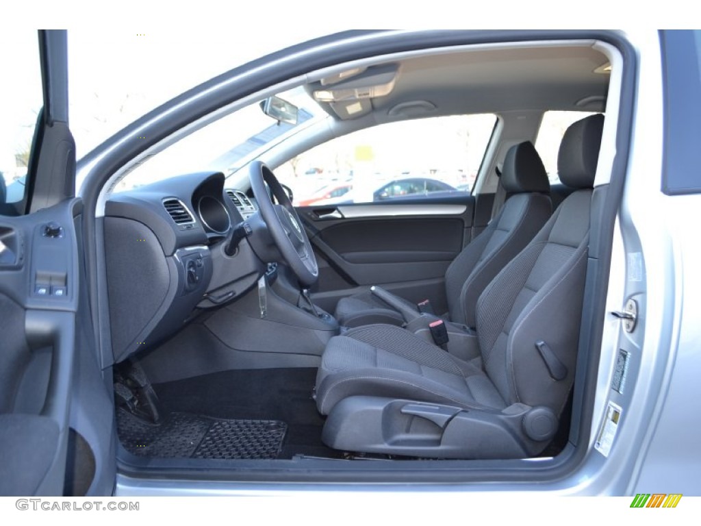 Titan Black Interior 2010 Volkswagen Golf 2 Door Photo #76019898