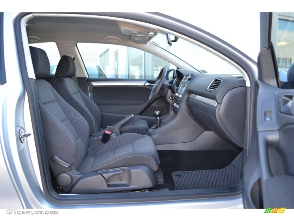Titan Black Interior 2010 Volkswagen Golf 2 Door Photo #76019917