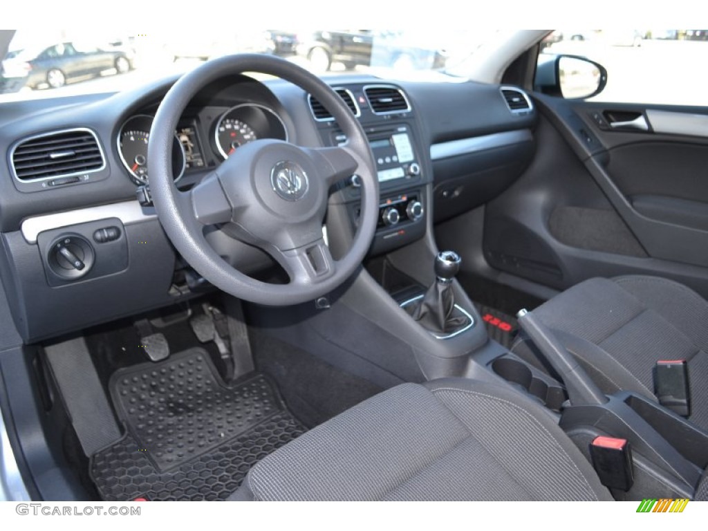Titan Black Interior 2010 Volkswagen Golf 2 Door Photo #76019997