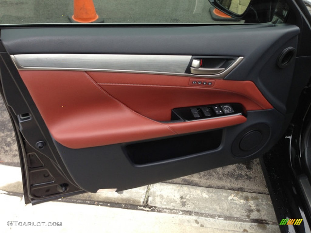 2013 Lexus GS 350 AWD F Sport Cabernet Door Panel Photo #76021583
