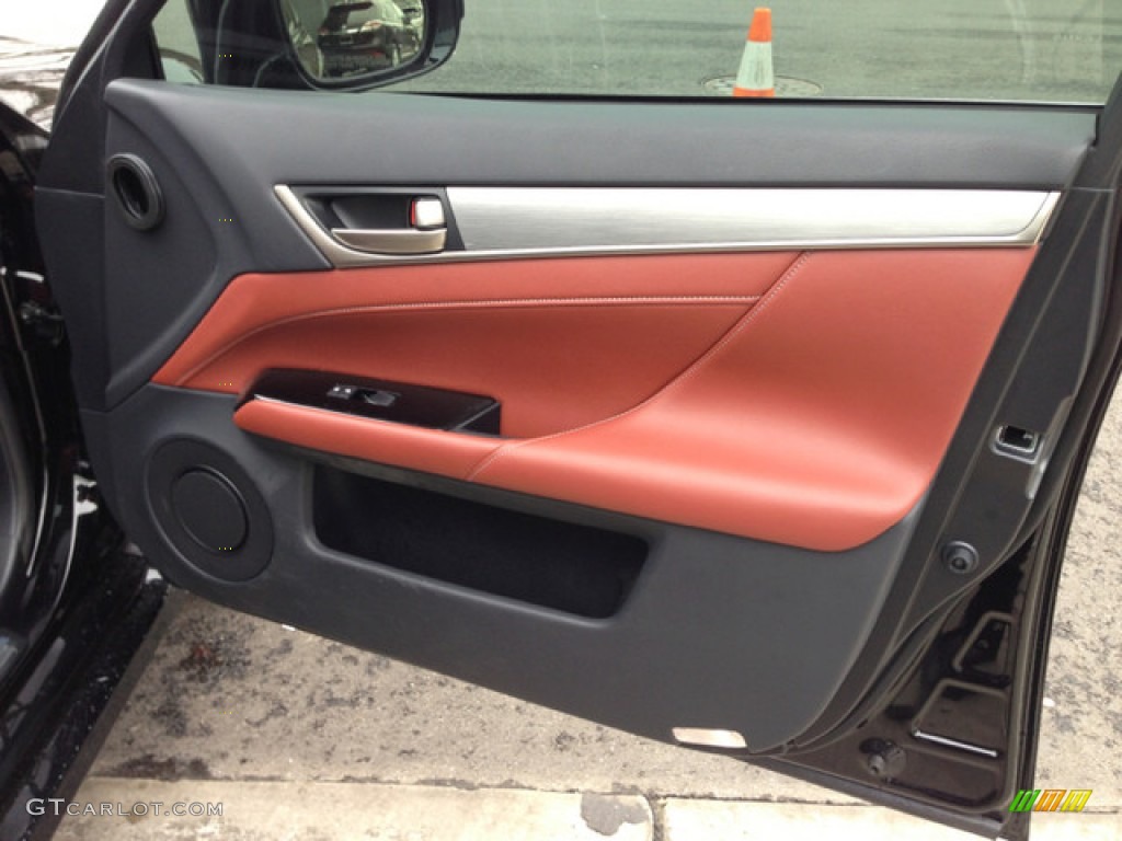 2013 Lexus GS 350 AWD F Sport Cabernet Door Panel Photo #76021707