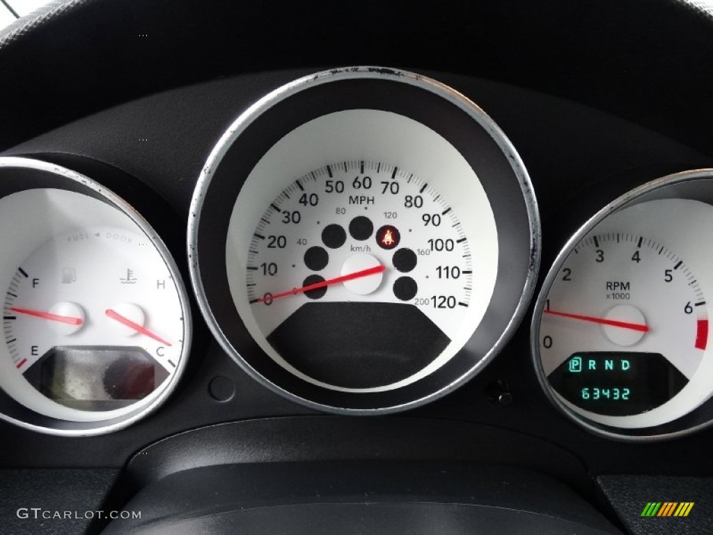 2008 Dodge Caliber SXT Gauges Photo #76022238