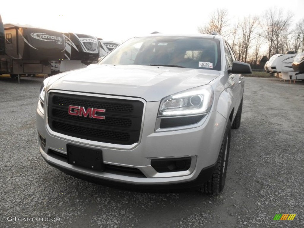 2013 Acadia SLE AWD - Quicksilver Metallic / Ebony photo #3